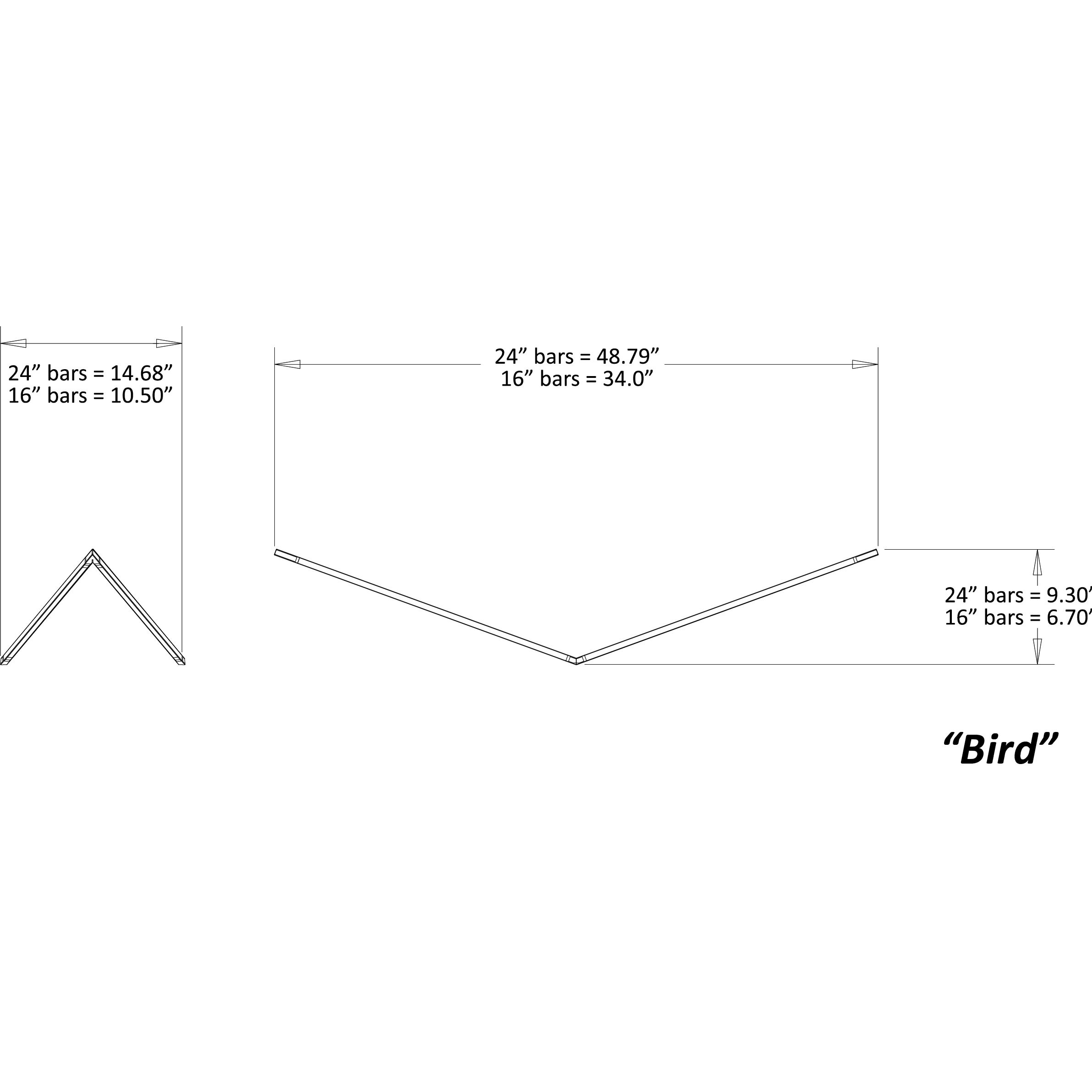 Z-Bar LED 14.68 inch Silver Pendant Ceiling Light, Bird